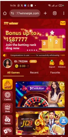 777 winner Pk game